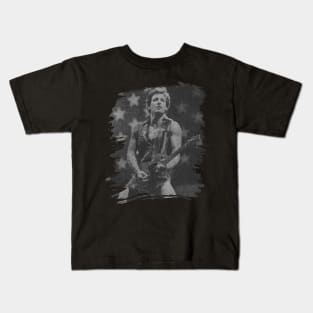 Bruce springsteen // Retro poster Kids T-Shirt